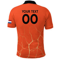 Custom Netherlands Polo Shirt Football 2022 LT2 - Wonder Print Shop