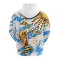 Custom Argentina Football 2022 Hoodie LT2 - Wonder Print Shop