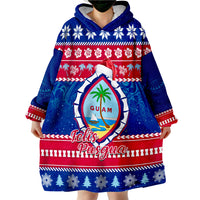 (Custom Personalised) Guam Christmas Guaman Seal Polynesian Felis Pusgua Ver.05 Wearable Blanket Hoodie - Wonder Print Shop