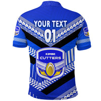 Custom Papua New Guinea Kimbe Cutters Polo Shirt Rugby Blue LT8 - Wonder Print Shop