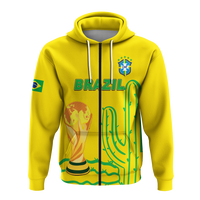 Custom Brazil Champion Football 2022 Hoodie LT12 - Wonder Print Shop