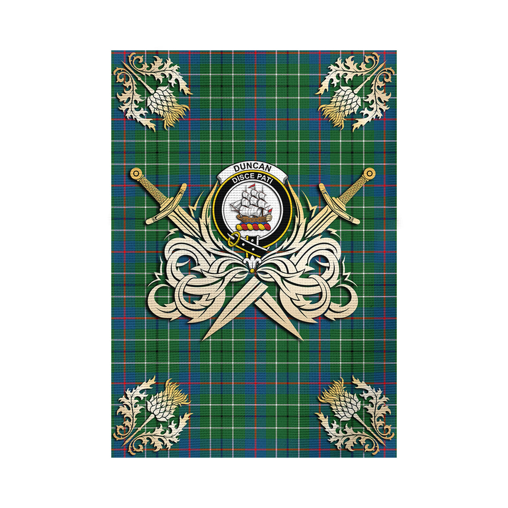 scottish-duncan-ancient-clan-crest-courage-sword-tartan-garden-flag