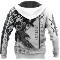 Viking Clothing Ravens Premium Viking 3D Hoodie RLT12 - Wonder Print Shop