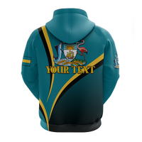 Custom The Bahamas 49th Anniversary Independence Day Blue Marlin Hoodie LT12 - Wonder Print Shop