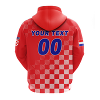 Custom Croatia Hoodie Football 2022 Champions Pride Red LT12 - Wonder Print Shop