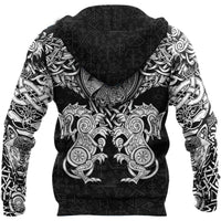 Viking Clothing All Over Printed Viking Wolf Hoodie RLT12 - Wonder Print Shop