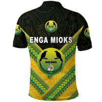 Papua New Guinea Enga Mioks Polo Shirt Rugby Original Style Black LT8 - Wonder Print Shop
