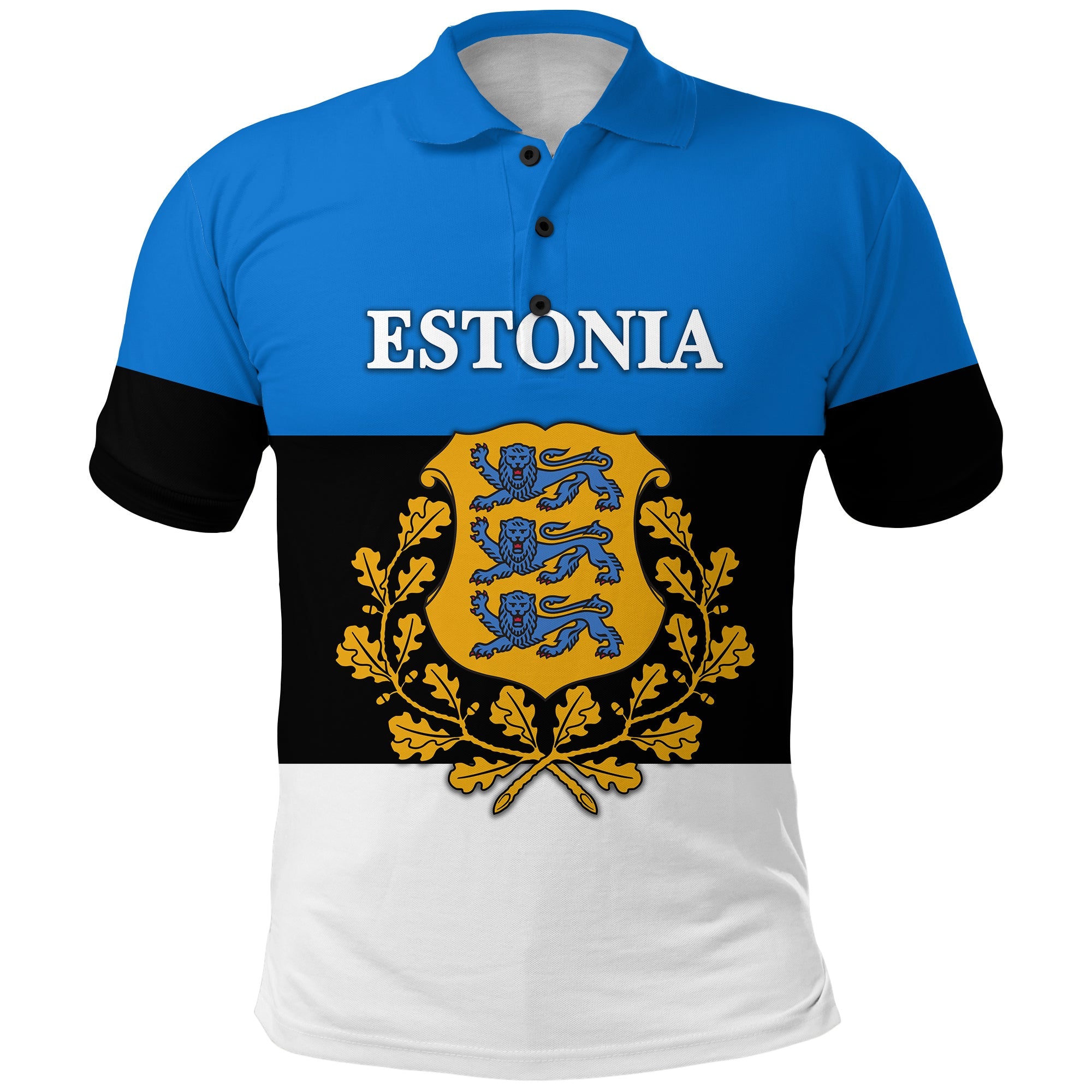 custom-personalised-estonia-polo-shirt-flag-style
