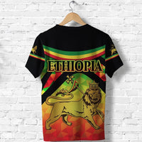 Custom Ethiopia Lion Of Judah T Shirt Vibes Version LT8 - Wonder Print Shop
