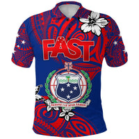 Samoa FAST Party Polo Shirt Unique Vibes LT8 - Wonder Print Shop