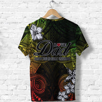 Custom Polynesian Fathers Day T Shirt I Love You In Every Universe Reggae LT8 - Wonder Print Shop