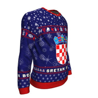Coat Of Arms Croatia Christmas Sweatshirt - Wonder Print Shop
