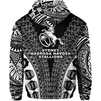 Fiji Rugby Hoodie Sydney Nadroga Navosa Stallions Tapa Vibes LT8 - Wonder Print Shop
