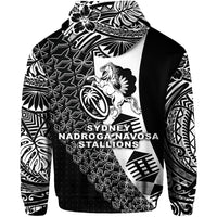Fiji Rugby Hoodie Sydney Nadroga Navosa Stallions Tapa Vibes NO.1 LT8 - Wonder Print Shop