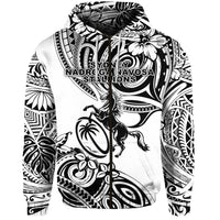 Fiji Rugby Zip Hoodie Sydney Nadroga Navosa Stallions Unique Vibes White LT8 - Wonder Print Shop