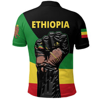 Freedom Ethiopia Polo Shirt Lion of Judah - Wonder Print Shop