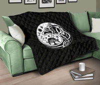 Viking Premium Quilt, Skoll and Hati Rune Tattoo RLT12 - Wonder Print Shop