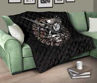 Viking Warrior Tattoo Odin Premium Quilt RLT12 - Wonder Print Shop