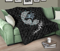 Viking Fenrir Wolf Premium Quilt RLT12 - Wonder Print Shop