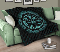 Viking Vegvisir Magic Navigation Compass Premium Quilt RLT12 - Wonder Print Shop
