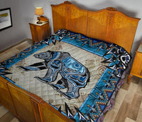 Bear Symbol Native American Premium Quilt LT10 - Wonder Print Shop