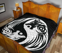 Viking Premium Quilt - Ying Yang Wolf RLT12 - Wonder Print Shop