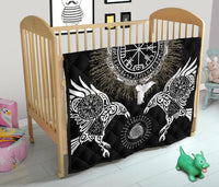 Viking Premium Quilt Raven, Valknut and Vegvisir RLT12 - Wonder Print Shop