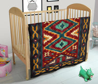 Native Red Yellow Native American Premium Quilt LT10 - Wonder Print Shop