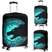 Viking Luggage Covers - Fenrir Norse Wolf RLT12 - Wonder Print Shop