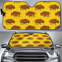 yellow-bison-pattern-native-american-auto-sun-shades