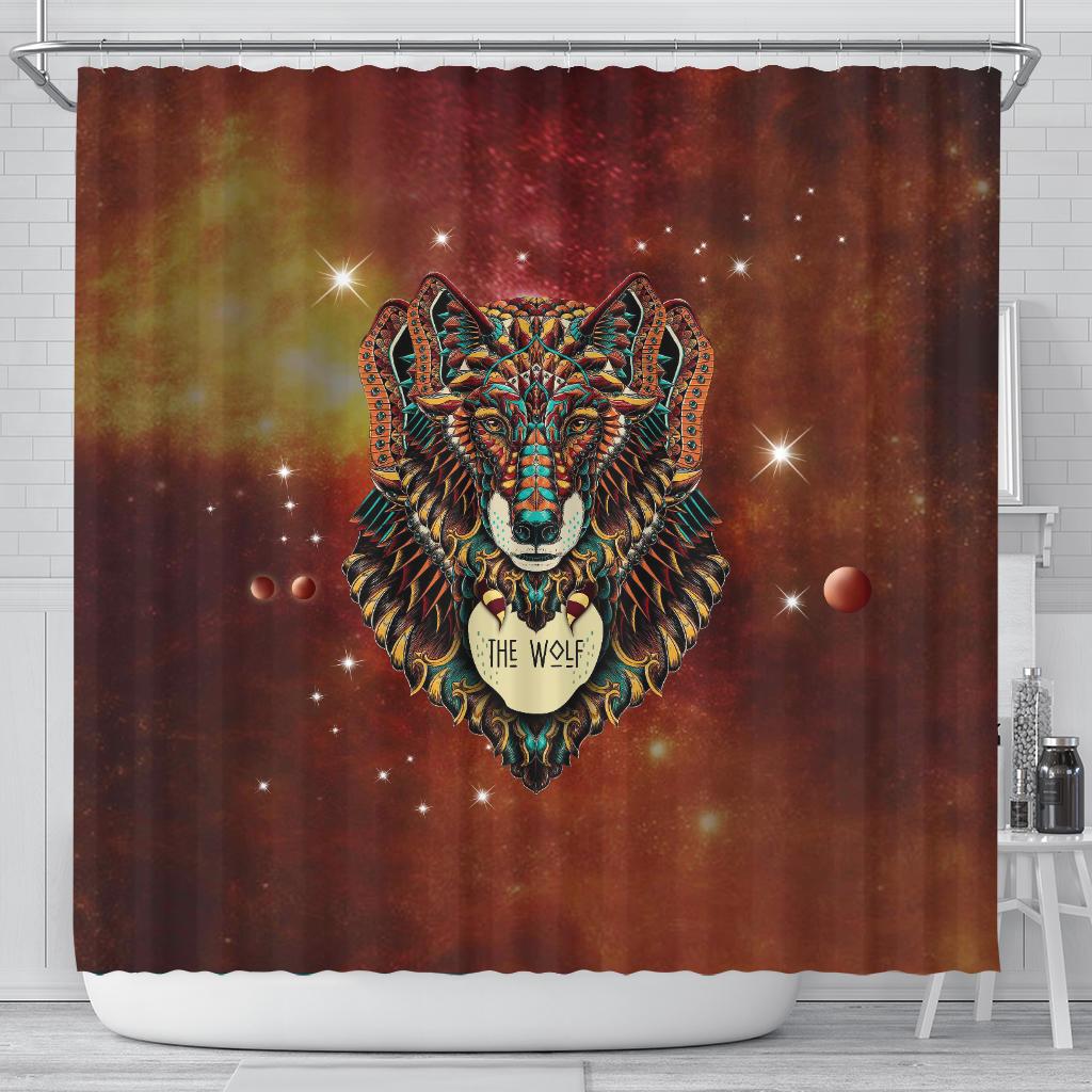 brown-wolf-native-american-shower-curtain
