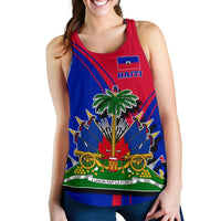 Haiti Women's Racerback Tank - Haitian Pride - Wonder Print Shop