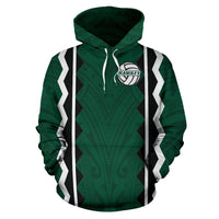 Polynesian Hawaii Womens Volleyball Team Supporter All Over Hoodie - Wonder Print Shop