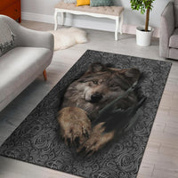 Wolf Escape Native American Area Rug LT10 - Wonder Print Shop