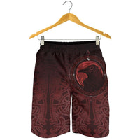 viking-mens-shorts-ethnic-odin-raven-red