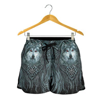 viking-womens-shorts-spiral-wolf-spirit