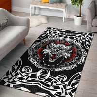Viking Area Rug, Fenrir Wolf RLT12 - Wonder Print Shop