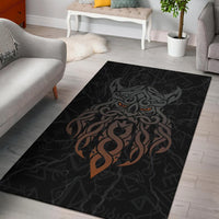 Viking Area Rug, Odin God Furthark Tattoo Special RLT12 - Wonder Print Shop