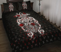 Viking Tyr Tattoo Blood Quilt Bed Set RLT12 - Wonder Print Shop