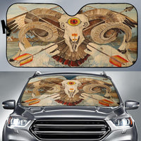 native-american-owl-bison-auto-sun-shade