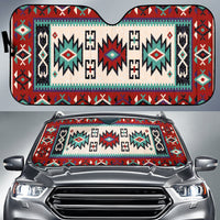 native-american-geometric-red-pattern-auto-sun-shades