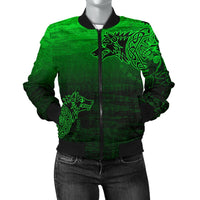 Viking Women's Bomber Jacket, Skoll and Hati RLT12 - Wonder Print Shop