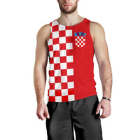 hrvatska-croatia-mens-tank-top-coat-of-arms-checkerboard-half-style