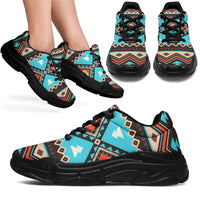 native-american-line-shapes-ethnic-pattern-chunky-sneakers