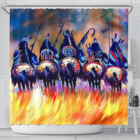 warriors-native-american-shower-curtain