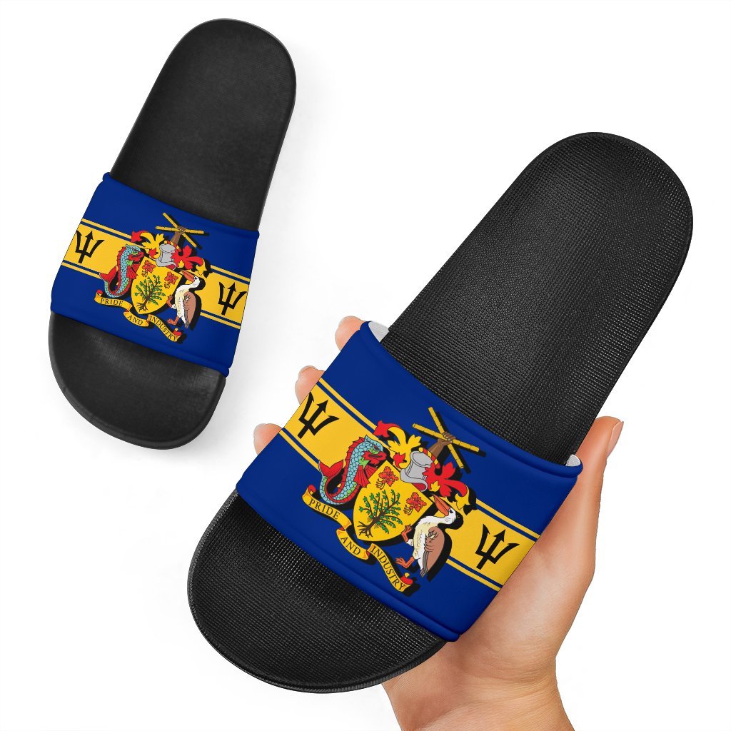 barbados-version-coat-of-arms-slide-sandals