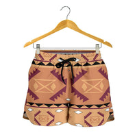 native-american-pink-all-over-print-women-shorts