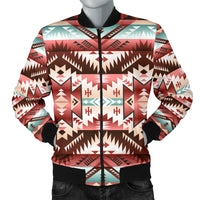 Red Vector Men's Bomber Jacket LT10 - Wonder Print Shop