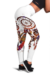 manadala-white-dreamcatcher-native-american-womens-leggings
