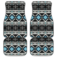 Native American Ethnic Seamless Pattern Front and Back Car Mats Set Of 4 LT10 - Wonder Print Shop